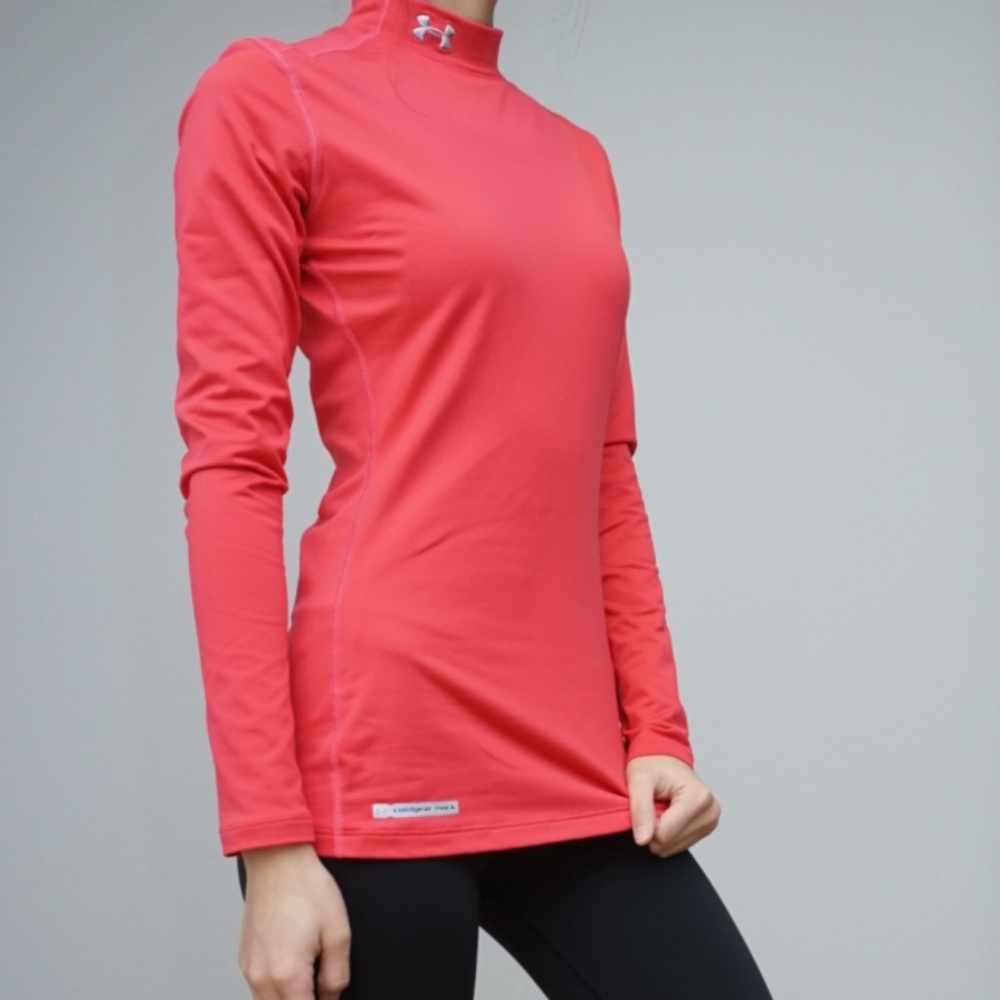 Under Armour Coldgear Mockneck Pink